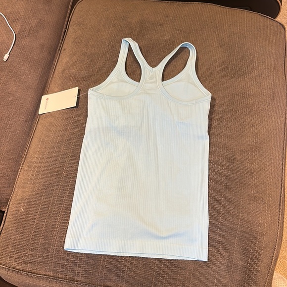 Brand new ice blue Ebb to Street lululemon tank!! Color not sold anymore - Picture 2 of 5